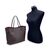 LOUIS VUITTON Borsa Shopper in Tela Col. Marrone Neverfull M