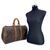 LOUIS VUITTON Borsa da Viaggio Vintage in Tela Col. Marrone Keepall L