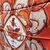 HERMES Foulard in Seta Col. Rosso Carre 90