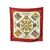 HERMES Foulard Vintage in Seta Col. Rosso Carre 90