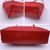 PRADA Borsa Hobo in Tela Col. Rosso Tessuto M