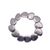 CHANEL Bracciale Vintage in Metallo Col. Argento CC