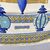 HERMES Foulard Vintage in Seta Col. Blu Carre 90
