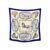 HERMES Foulard Vintage in Seta Col. Blu Carre 90