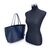 LOUIS VUITTON Borsa Shopper in Pelle Col. Blu Neverfull M