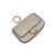 FENDI Accessorio in Pelle Col. Grigio Nano Baguette S