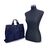 HERMES Borsa Shopper Vintage in Cotone Col. Blu Fourre-Tout M
