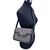 CELINE Borsa a Tracolla Vintage in Tela Col. Blu Clasp box M