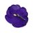 CHANEL Spilla Vintage in Tela Col. Viola Camelia