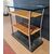 Mobile Bar in Steel with Wicker by Toni Cordero, 1980s - 80 x 40 H 90 cm ITALY
