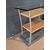 Mobile Bar in Steel with Wicker by Toni Cordero, 1980s - 80 x 40 H 90 cm ITALY