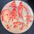 Large Ceramic Figuratista Plate by Massimo Biagi Miradario, 2009 - D 74 cm , H 6 cm. ITALY