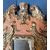 Baroque Mirror in Lacquered and Carved Wood, 1940s Sicily (Italy) H 62 cm, L 35 cm, P 6 cm