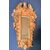 Baroque Mirror in Lacquered and Carved Wood, 1940s Sicily (Italy) H 62 cm, L 35 cm, P 6 cm