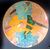 Large Ceramic "Figuratista" Plate by Massimo Biagi Miradario, 2009 - Diam 74 cm, P 6 cm ITALY