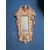 Baroque Mirror in Lacquered and Carved Wood, 1940s Sicily (Italy) H 62 cm, L 35 cm, P 6 cm