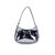 PRADA Borsa a Tracolla in Pelle Lucida Col. Argento Cleo M
