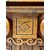 Credenza doppio corpo in noce . XVIII secolo