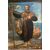 Dipinto olio su tela raffigurante San Rocco pellegrino.