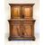Credenza doppio corpo in noce . XVIII secolo