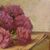 QUADRI ANTICHI, ART DECO, NATURA MORTA, FIORI DI GAROFANI E LIBRO, OLIO SU CARTONE, XX. (QF671)