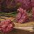 QUADRI ANTICHI, ART DECO, NATURA MORTA, FIORI DI GAROFANI E LIBRO, OLIO SU CARTONE, XX. (QF671)