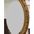 Specchiera lombarda ovale legno intagliato dorato. Primi 800. 155 x 98
