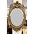 Specchiera lombarda ovale legno intagliato dorato. Primi 800. 155 x 98