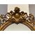 Specchiera lombarda ovale legno intagliato dorato. Primi 800. 155 x 98
