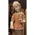 DARS676 - Statua Liberty in marmo, epoca '900, misure cm L 40 x H 107 x P 35