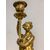 COPPIA DI CANDELABRI CON VESTALI META' DEL XIX SECOLO