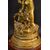 Coppia di candelieri in bronzo con allegorie, Ernest Rancoulet (Bordeaux 1842 - Bordeaux 1905) Firma su retro 'Rancoulet'