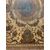 DARB241 - Maestoso soffitto ad assi dipinte con festoni, epoca '700, misure cm L 370 x H 440