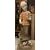 DARS676 - Statua Liberty in marmo, epoca '900, misure cm L 40 x H 107 x P 35