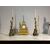 COPPIA DI CANDELABRI CON VESTALI META' DEL XIX SECOLO