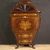Grande secrétaire austriaco intarsiato in stile Biedermeier