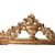 Specchiera francese stile Luigi XVI dorata foglia oro XIX secolo