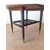 PICCOLO TAVOLINO BASSO MARCHIATO F.G.S. IN TEAK ANNI 50 CON PUNTALI IN MATALLO