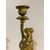 COPPIA DI CANDELABRI CON VESTALI META' DEL XIX SECOLO