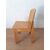 SEDIA SEGGIOLA DI DESIGN ANNI 70-80 IN LEGNO DI FRASSINO CHIARO