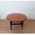 PICCOLO TAVOLINO BASSO MARCHIATO F.G.S. IN TEAK ANNI 50 CON PUNTALI IN MATALLO