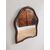 SPECCHIERA MOSSA ORIGINALE DEGLI ANNI 50-60 IN LEGNO LACCATO CON PIEDISTALLO