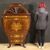 Grande secrétaire austriaco intarsiato in stile Biedermeier