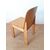 SEDIA SEGGIOLA DI DESIGN ANNI 70-80 IN LEGNO DI FRASSINO CHIARO
