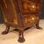 Grande secrétaire austriaco intarsiato in stile Biedermeier