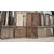 DARB243 - Boiserie Liberty in noce con tre porte, misura metri lineari 9