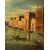 Francesco Guarana (attivo a Venezia nella seconda metà XIX sec.) - Venezia, veduta dell’inizio del Canal Grande con la basilica di S. Maria della Salute.