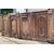 DARB242 - Boiserie in noce con pannelli scolpiti, epoca '700, misura 7,20 metri lineari x H 1,60