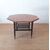 PICCOLO TAVOLINO BASSO MARCHIATO F.G.S. IN TEAK ANNI 50 CON PUNTALI IN MATALLO