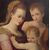 "Madonna con Bambino e S.Giovannino" dipinto su tavola XVI secolo.